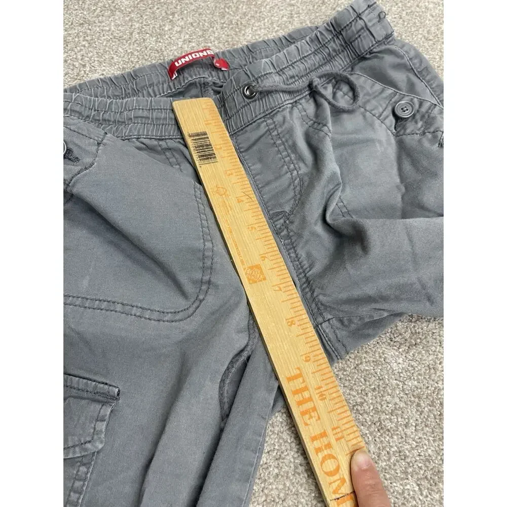 Y2K Indie Sleaze UNIONBAY Cargo Shorts Relaxed Fit Size M Gray Utility Gorpcore - Picture 8 of 13